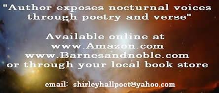 Author exposes nocturnal voices through poetry and verse
